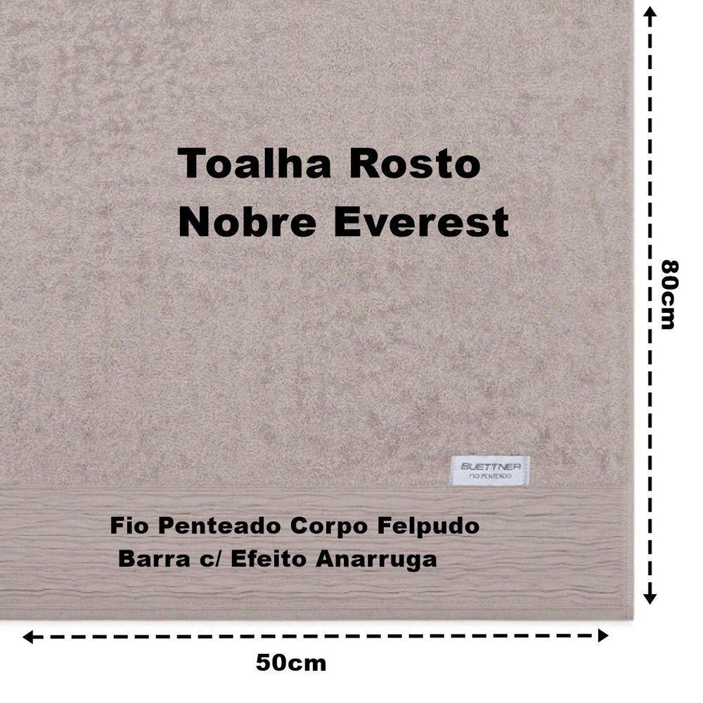 Toalha Rosto Buettner Nobre 100% Algodão Fio Penteado Everest 50cm X 80cm Bege - 4