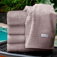 Toalha Rosto Buettner Nobre 100% Algodão Fio Penteado Everest 50cm X 80cm Bege - 3