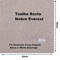 Toalha Rosto Buettner Nobre 100% Algodão Fio Penteado Everest 50cm X 80cm Bege - 4