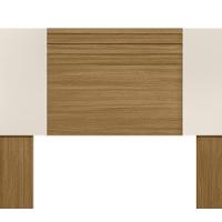 Cabeceira Araguaia Com Mesa De Cabeceira E 2 Gavetas Freijo/off White/cinza