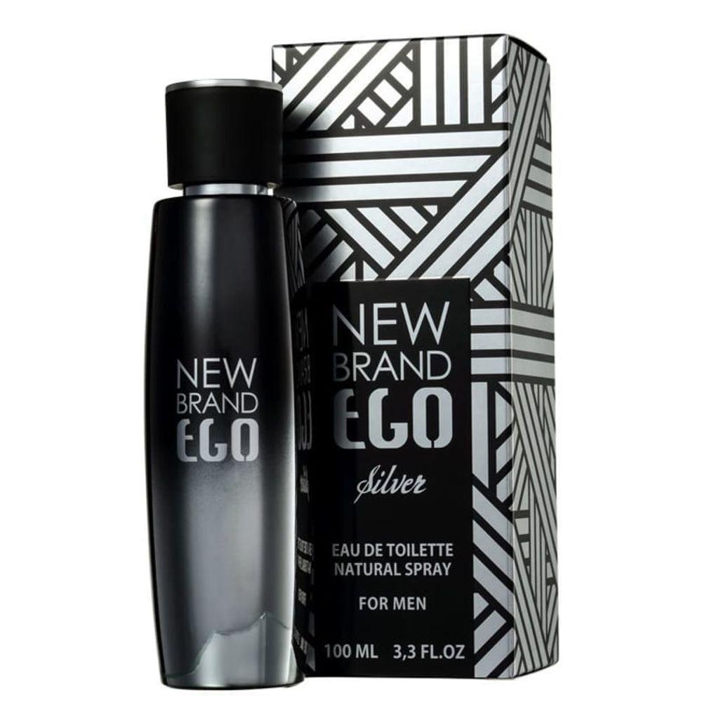 New Brand Prestige Ego Silver Eau De Toilette - Perfume Masculino 100ml - 5