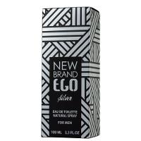 New Brand Prestige Ego Silver Eau De Toilette - Perfume Masculino 100ml