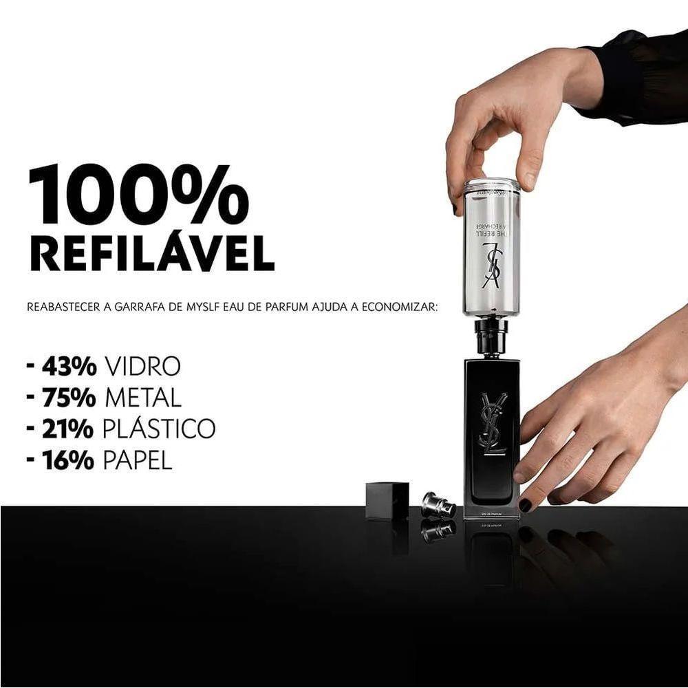Yves Saint Laurent Myslf Refil Eau De Parfum - Perfume Masculino 150ml - 4