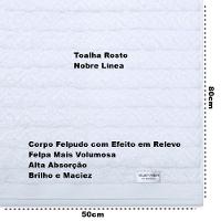 Jogo De Toalha Buettner Linea Nobre 100% Algodão Fio Penteado 5 Peças Azul Jeans E Branco - 5