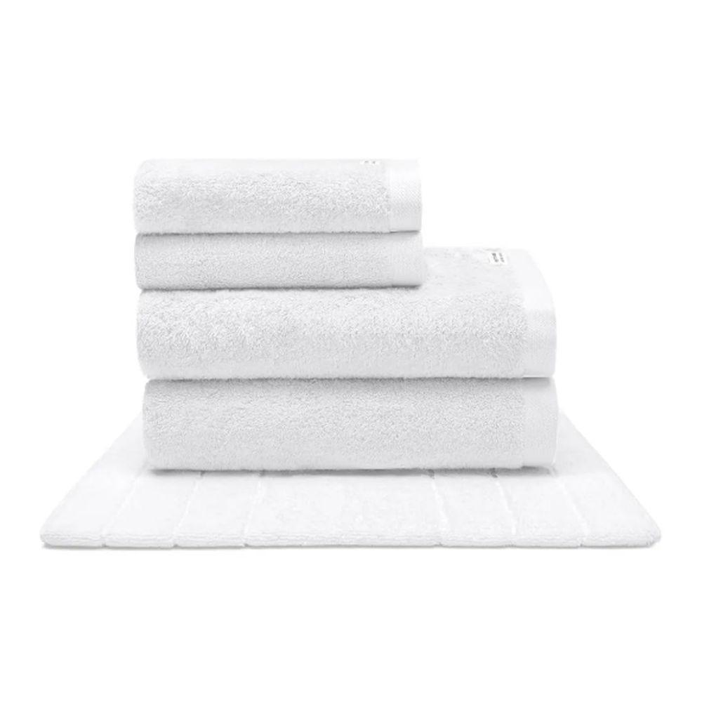 Jogo De Toalha Buettner Murano 5 Peças Algodão Egípcio Nobre Branco - 1