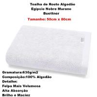Jogo De Toalha Buettner Murano 5 Peças Algodão Egípcio Nobre Branco - 5