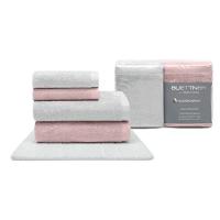 Jogo De Toalha Buettner Murano 5 Peças Algodão Egípcio Nobre Prata E Rose - 3