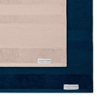 Jogo De Toalha Buettner Algodão Egípcio Nobre 5 Peças Aliance Dusty Marinho E Palha - 3