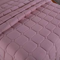 Coordenado Cobre Leito E Lençol Casal Sereno Em Malha 7 Peças - Rosê - 100% Algodão - 4