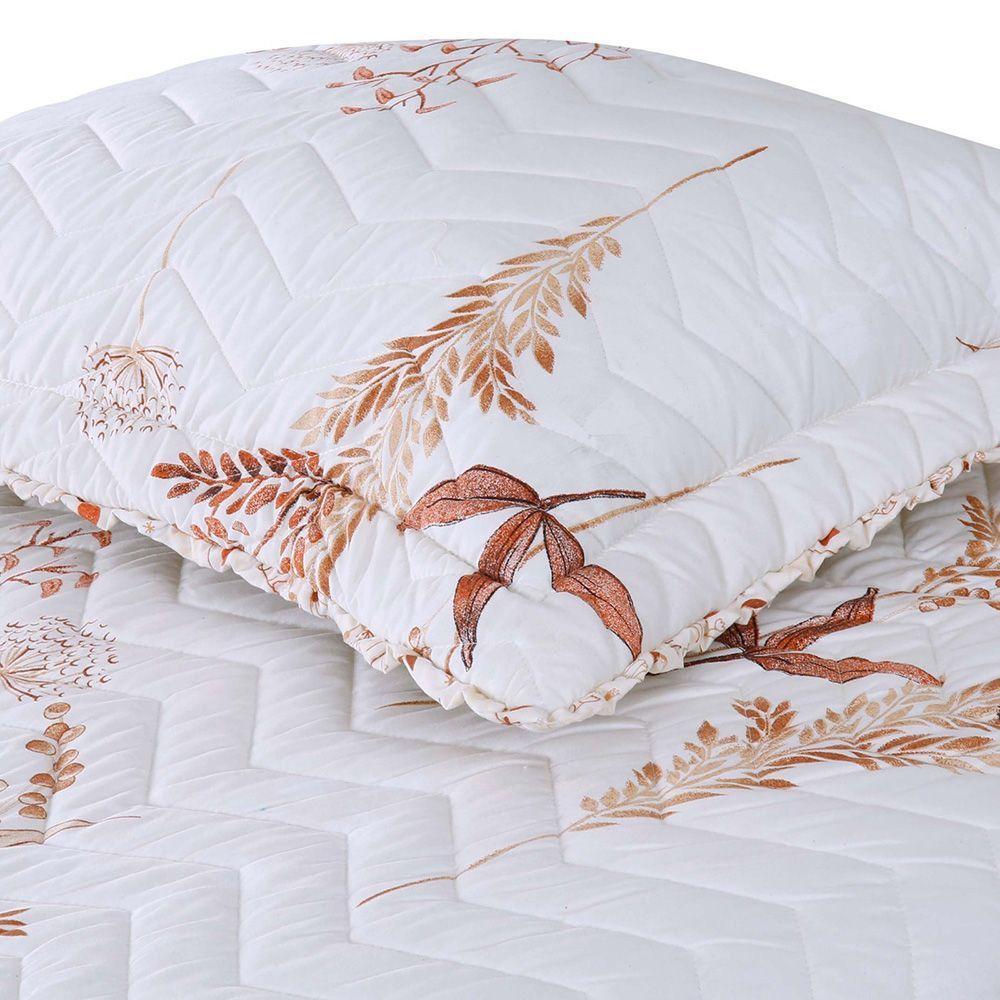 Kit Cobre Leito Colcha Topázio King Dupla Face 3 Peças - Bordô - 100% Poliéster - 3