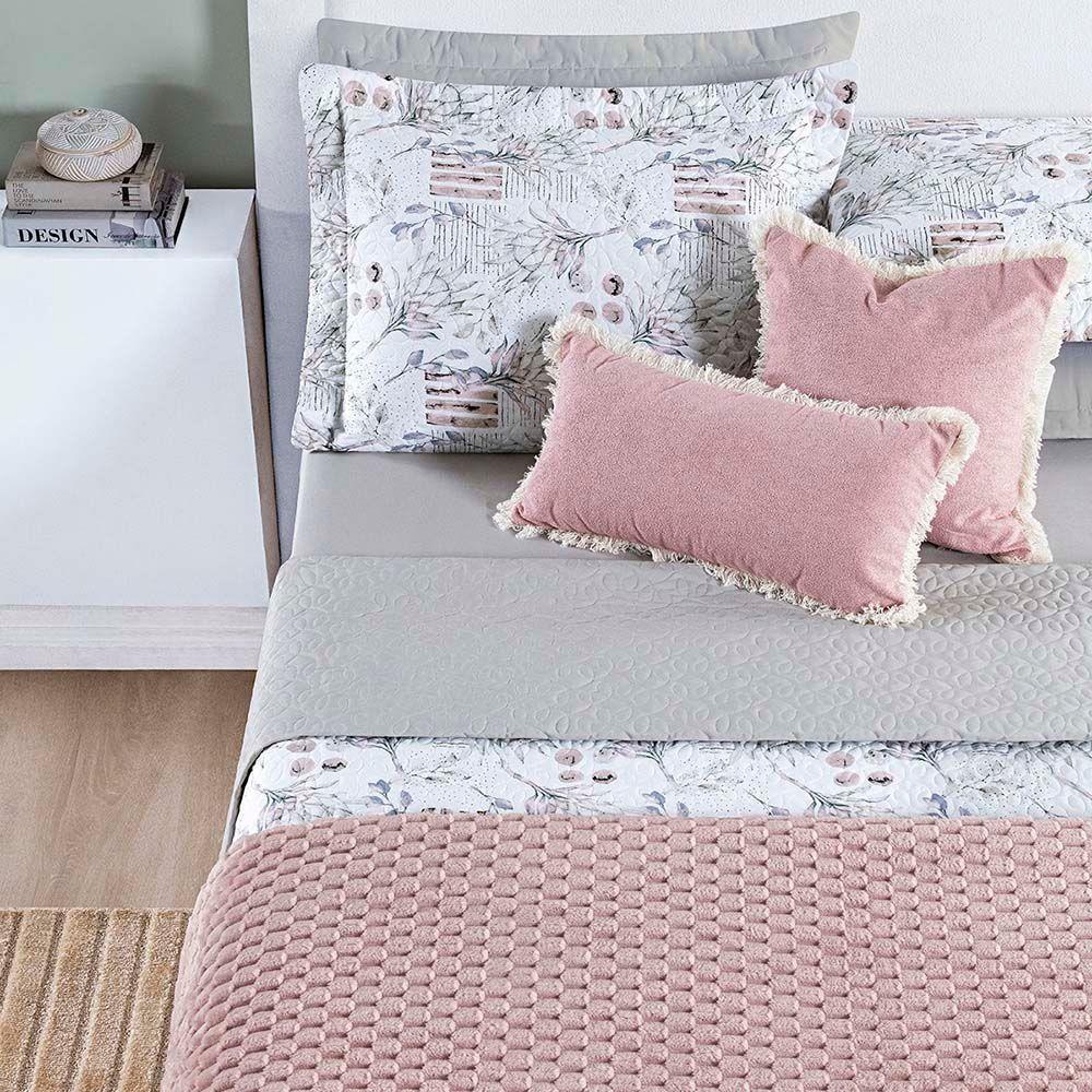 Cobre Leito Queen Sensuale 3 Peças Protea - 80% Algodão 20% Poliéster - 4