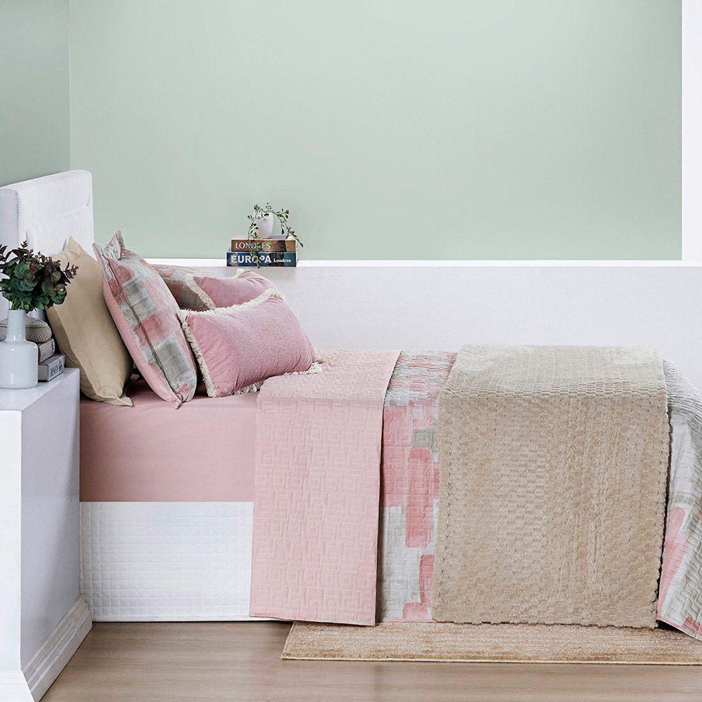 Cobre Leito King Sensuale 3 Peças Quadri - 80% Algodão 20% Poliéster - 3