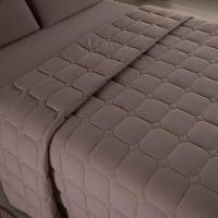 Coordenado Cobre Leito E Lençol King Sereno Em Malha 7 Peças - Cáqui - 100% Algodão - 4