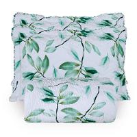 Kit Cobre Leito Colcha Topázio Queen Dupla Face 3 Peças - Esmeralda - 100% Poliéster - 1