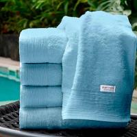 Toalha Banho Buettner Nobre 100% Algodão Fio Penteado Everest 70cm X 140m Azul - 3