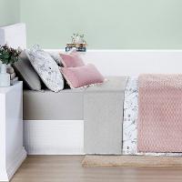 Cobre Leito King Sensuale 3 Peças Protea - 80% Algodão 20% Poliéster - 3