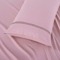 Jogo De Cama Lençol Queen Luxuria Percal 300 Fios 4 Peças - Rosê - 100% Poliéster - 5