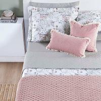 Cobre Leito Padrão Sensuale 3 Peças Protea - 80% Algodão 20% Poliéster