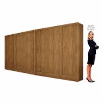 Closet Casal Duplo Dubai 6 Portas 6 Gavetas Cinamomo