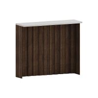 Bancada Ilha Com Tampo 120cm Luna Luciane Móveis Nogueira Dourado-cinammon - 1