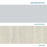 Balcão De Cozinha Com Tampo 60cm 2 Portas Art Luciane Móveis Pátina-cinza Cristal - 5