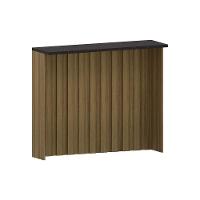 Bancada Ilha Com Tampo 120cm Isis Luciane Móveis Avelã-mocca Laca - 1