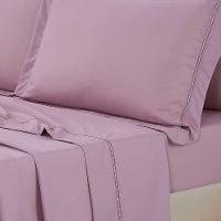 Jogo De Cama Lençol Queen Veraneio Percal 300 Fios 4 Peças - Bordô - 100% Poliéster - 3