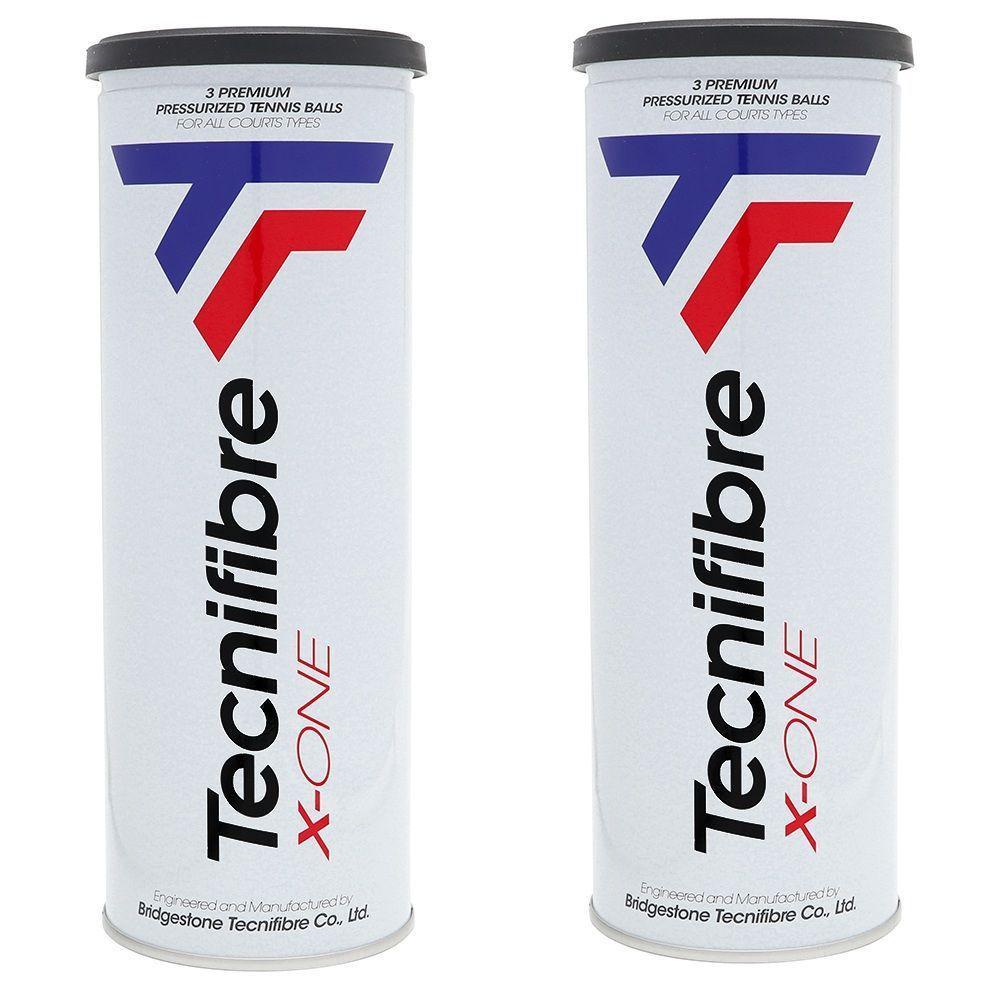 Bola Tênis Tecnifibre X One 2 Tubos Com 3 Bolas Perfornance - 1