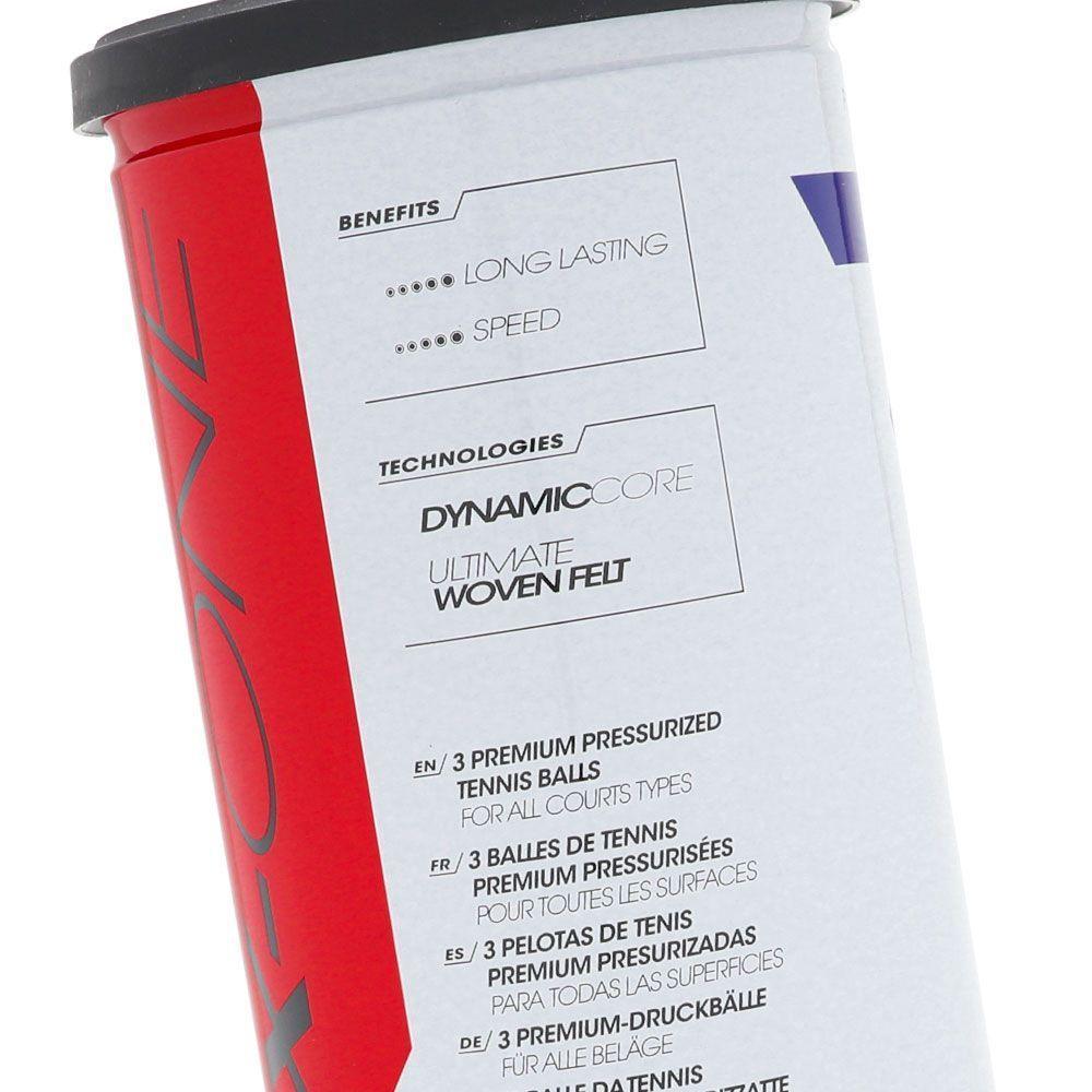 Bola Tênis Tecnifibre X One 2 Tubos Com 3 Bolas Perfornance - 5