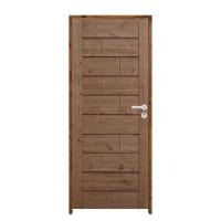 Porta Roma Pinus 92 X 2.10 Batente Ecológico 11cm Fechadura Externa Lado Esquerdo - Rodam - 1