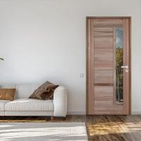 Kit Porta Bbb C-visor Eucalipto 92 X 2.10 Batente 14cm Fechadura Externa Lado Direito - Rodam - 2