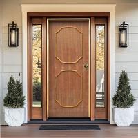 Porta Pm-01 M 1 Lado Padrão Imbuia 82 X 2.10 Batente Misto 14 Cm Fechadura Externa Lado Esquerdo - Rodam - 2