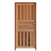 Kit Porta Americana Mista 70 X 2.10 Batente 11 Cm Fechadura Externa Lado Esquerdo - Rodam - 1