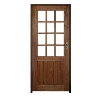 Porta 1-2 Quadriculada 82 X 2.10 Batente Misto 14 Cm Fechadura Externa Lado Esquerdo - Rodam - 1