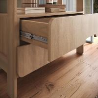 Armário Estante Multiuso 4 Prateleiras E 2 Gavetas Elvis - Natural - 6