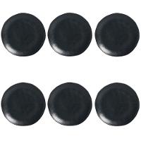 Conjunto De Pratos Rasos 06 Peças Orgânico Eclipse Porto Brasil - 1