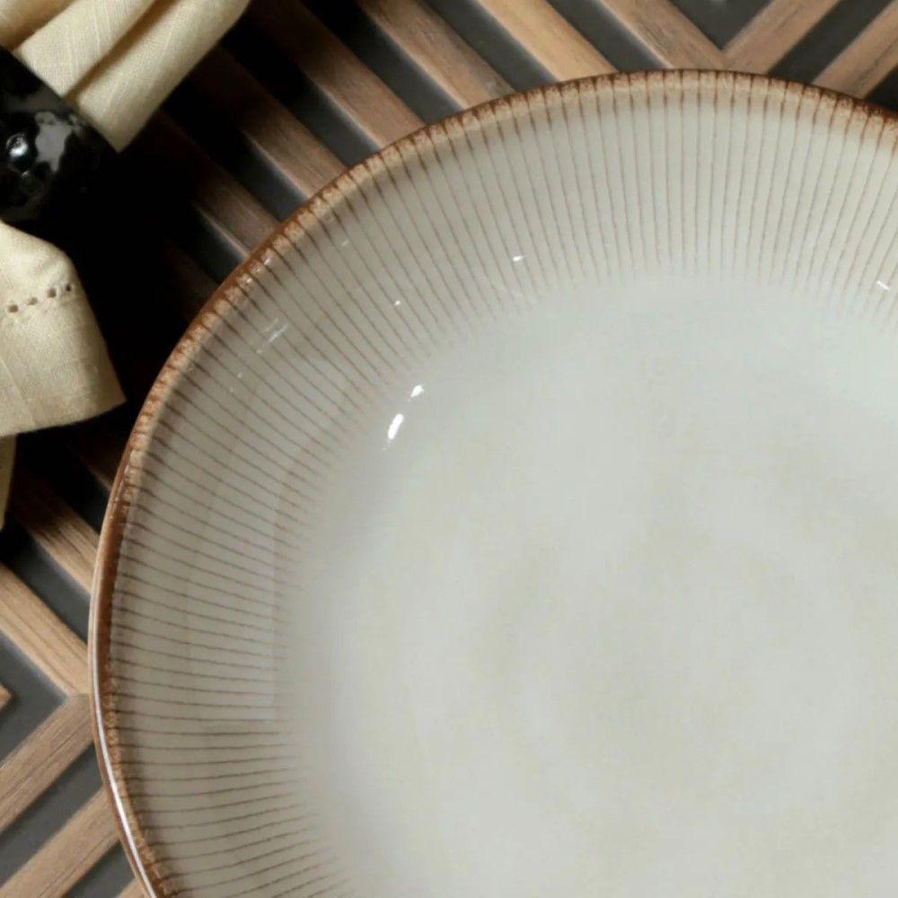 Conjunto De Pratos Rasos 06 Peças Bio Raio Porto Brasil - 4