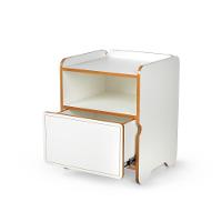 Mesa De Cabeceira 1 Gaveta Com Nicho Cindy - Branco - 5