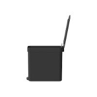 Lixeira Com Pedal Trium 6 L Preto Ou - 3