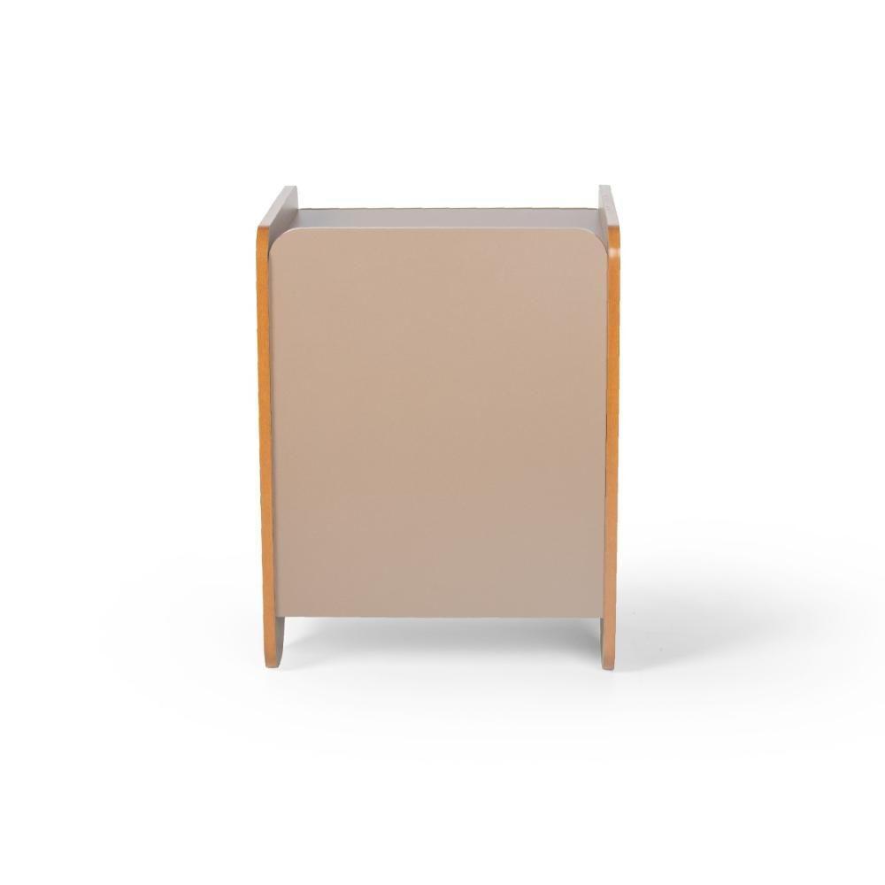 Mesa De Cabeceira 2 Gavetas 45cm Cindy - Marrom - 9