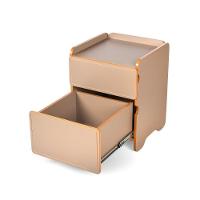 Mesa De Cabeceira 2 Gavetas 45cm Cindy - Marrom - 5