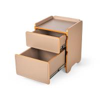 Mesa De Cabeceira 2 Gavetas 45cm Cindy - Marrom - 6