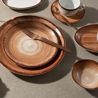 Aparelho De Jantar 20 Peças Esfera Marrom Schmidt - 6