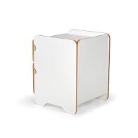 Mesa De Cabeceira 2 Gavetas 45cm Cindy - Branco - 5