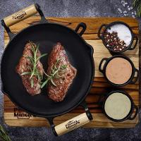 Conjunto Fogareiro Fogo Forte 22,5cm E Suporte De Madeira 35x28cm Com 3 Molheiras Panela Mineira - 7