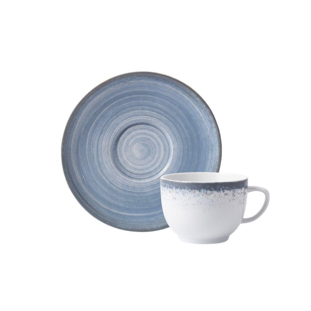 Aparelho De Jantar 20 Peças Esfera Azul Celeste Schmidt - 5