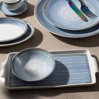 Aparelho De Jantar 20 Peças Esfera Azul Celeste Schmidt - 6