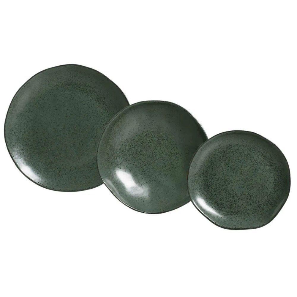 Jogo De Pratos 18 Peças Orgânico Arauco Porto Brasil - 1