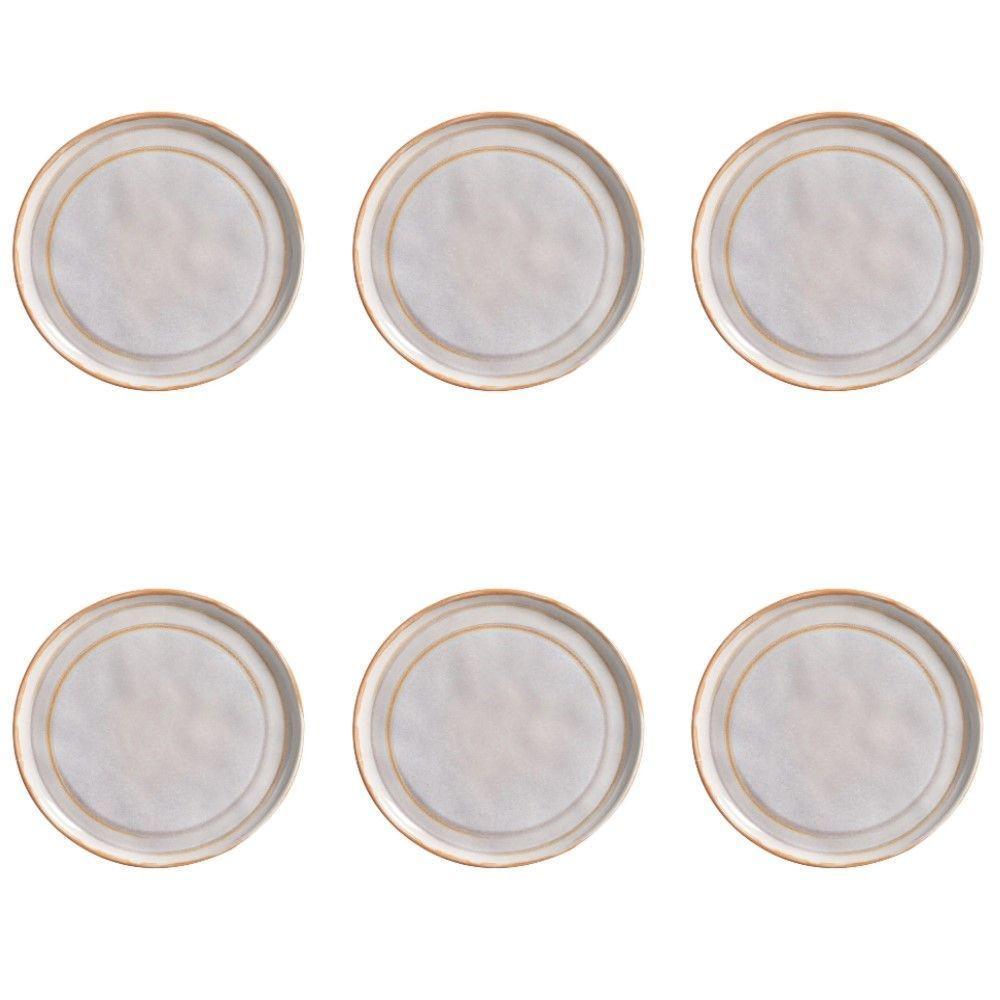 Conjunto De Pratos De Sobremesa 06 Peças Bio Tempus Porto Brasil - 1