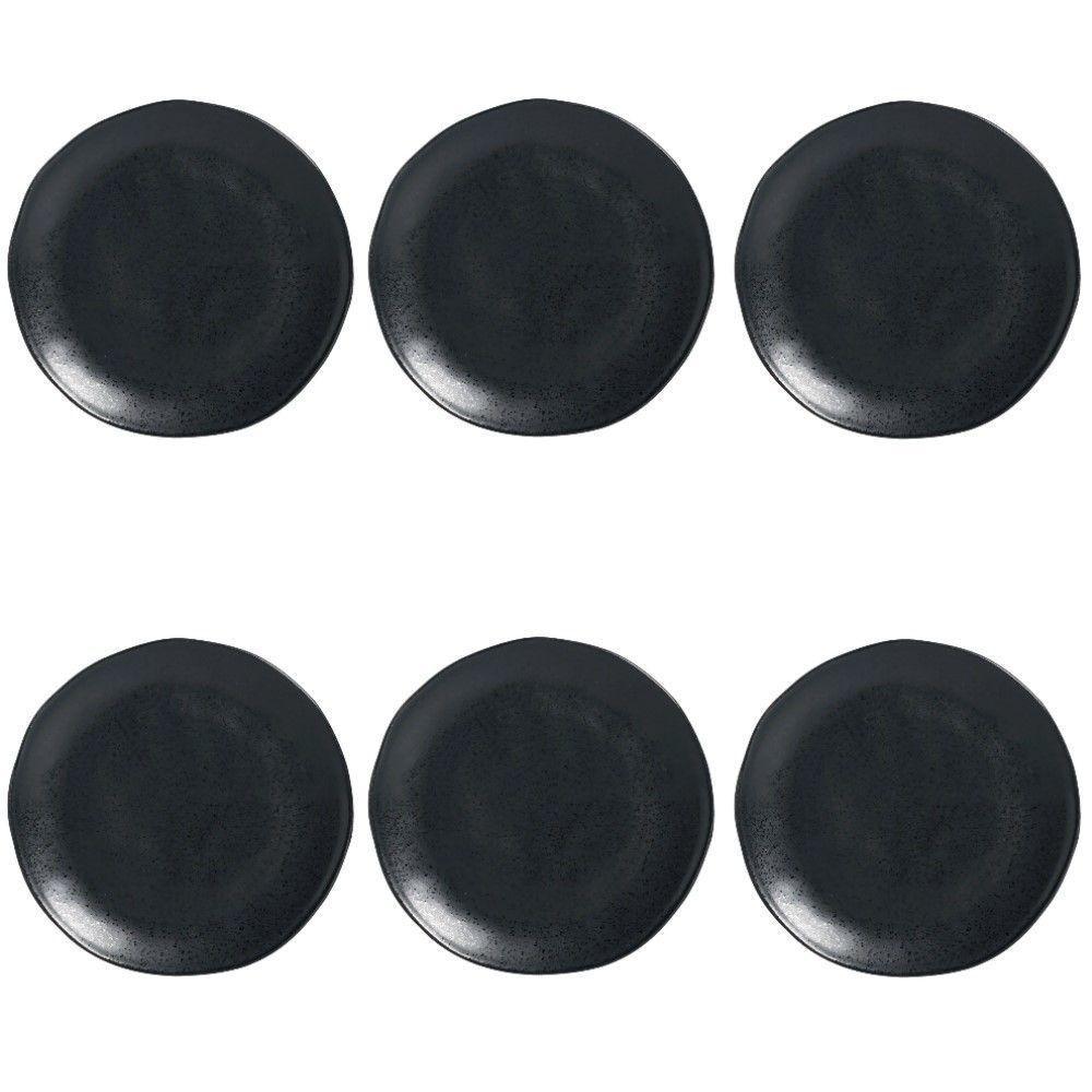 Conjunto De Pratos Fundos 06 Peças Orgânico Eclipse Porto Brasil - 1